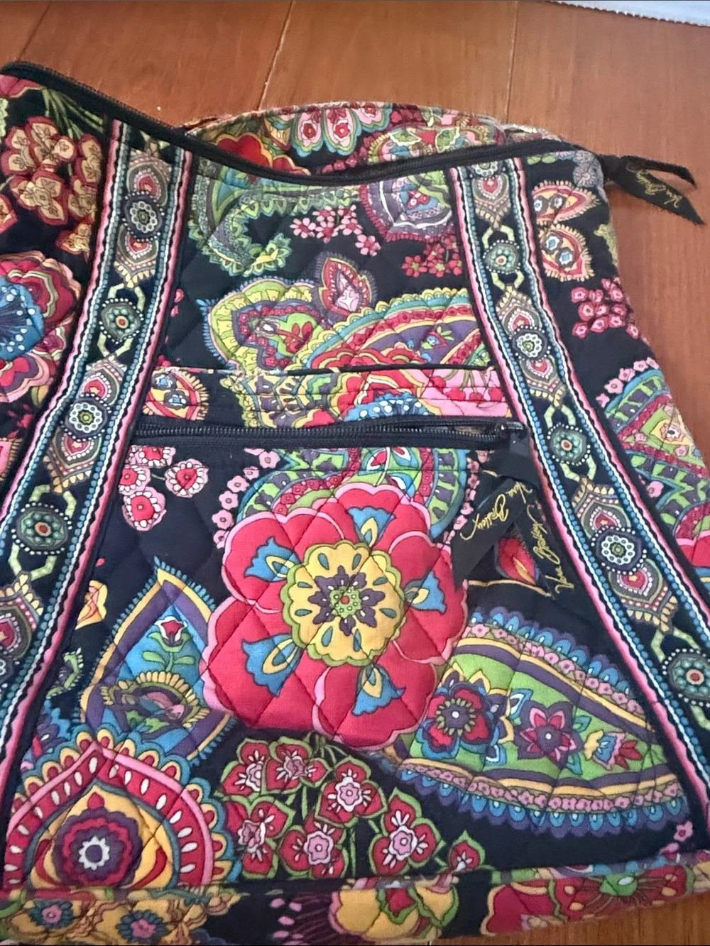 Vera Bradley quilted cotton  Hipster crossbody bag retired 